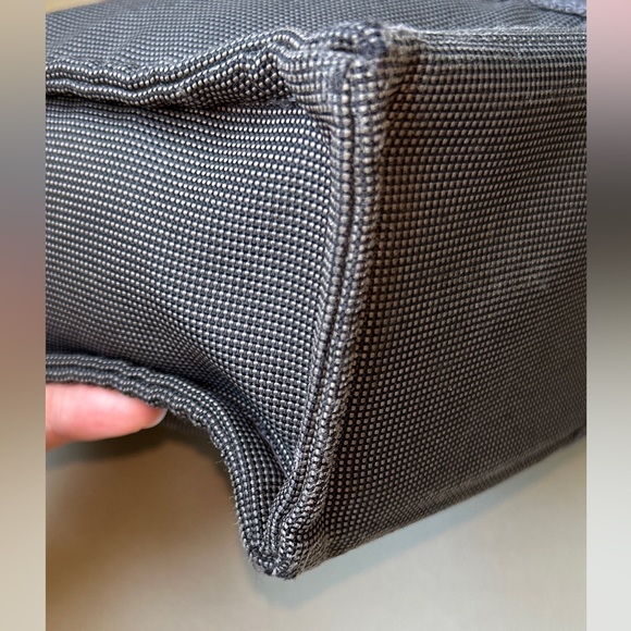 HERMES GREY Canvas Unisex TOTE - Picture 10 of 13